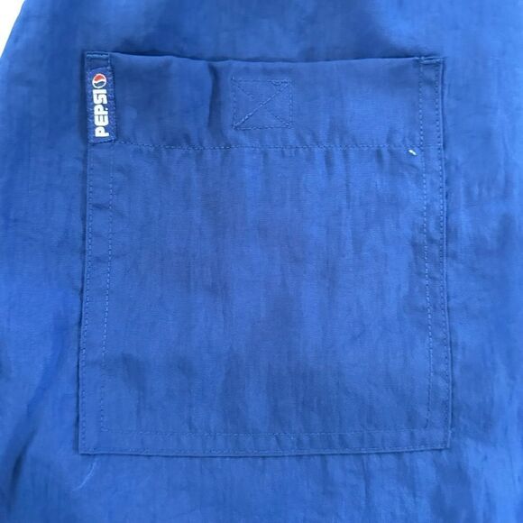 Pepsi ~ Mens Royal Blue Pull On Shorts ~ drawstring waist ~ size Medium ~ NWT - Picture 3 of 10